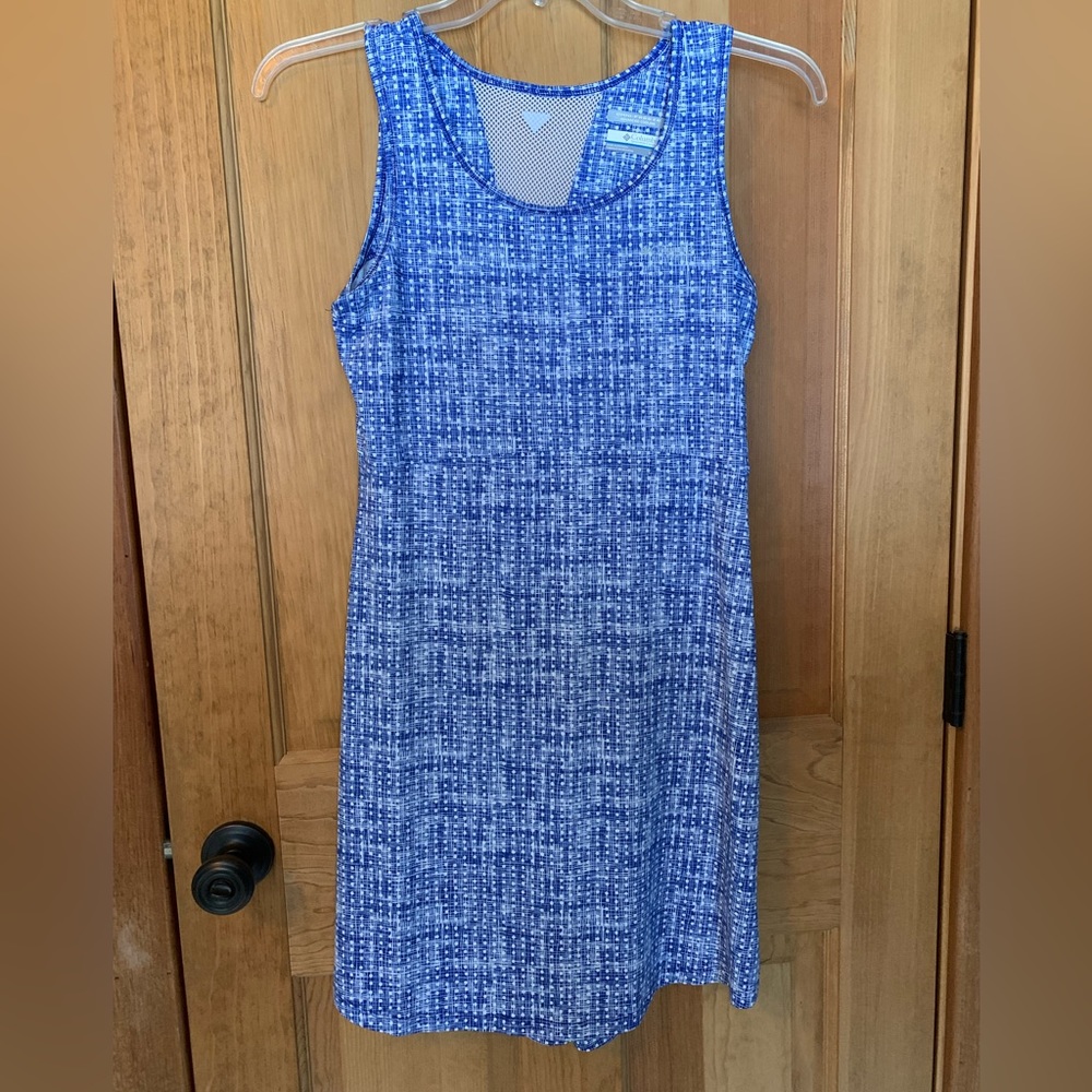 Columbia PFG light, cool tank dress. Size M. Blue.